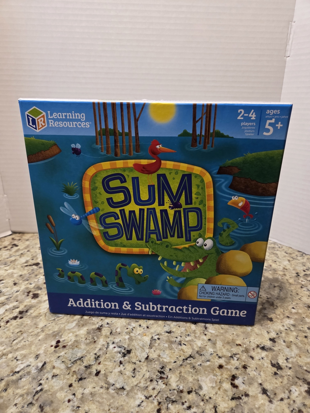 Learning Resources Sum Swamp Math Game Addition & Subtraction Ages 5+ Complete